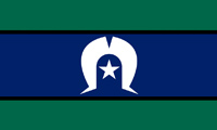 Torres Strait Islander Flag in Perth CBD